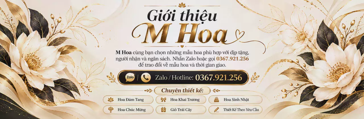 Ảnh bìa Shop hoa tươi Phường Phạm Sư Mạnh Hải Phòng - Cùng bạn gửi lời cảm ơn
